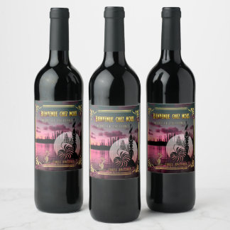 Étiquette Pour Bouteilles De Vin lot d'étiquettes