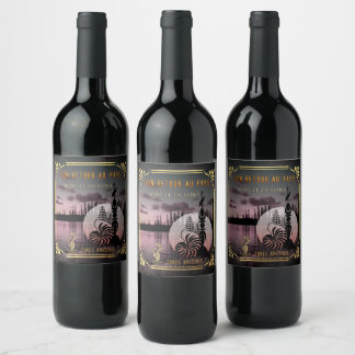 Étiquette Pour Bouteilles De Vin lot d'étiquettes