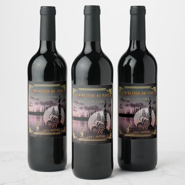 Étiquette Pour Bouteilles De Vin lot d'étiquettes Weinetikett (Flaschen)