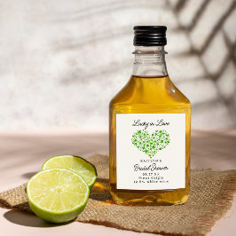 Étiquette Pour Bouteilles De Vin Lucky In Love Saint-Valentin Fête de Mariage