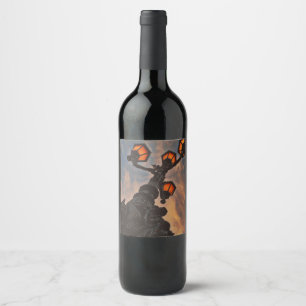 Étiquette Pour Bouteilles De Vin lumière de rue