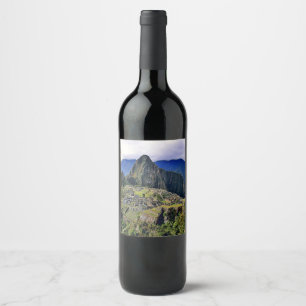 Étiquette Pour Bouteilles De Vin MACHU PICCHU - Pérou - panorama