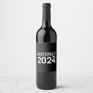 Étiquette Pour Bouteilles De Vin Maîtrise maîtrisée Il 2024 Maîtrise