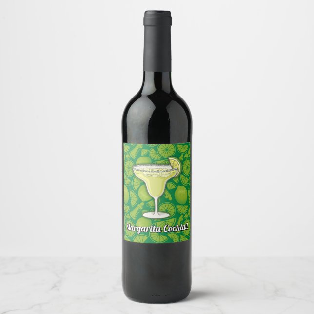 Étiquette Pour Bouteilles De Vin Margarita (Devant)