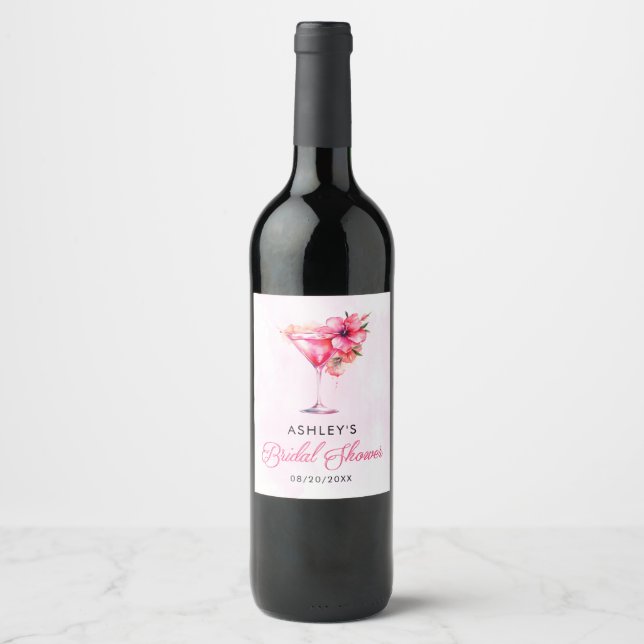 Étiquette Pour Bouteilles De Vin Mariage civil au champagne (Devant)