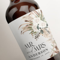 Mariage pampas eucalyptus moderne m et mme party
