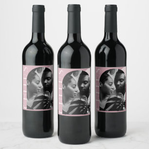 Étiquette Pour Bouteilles De Vin Mariage photo moderne Cheers Arch