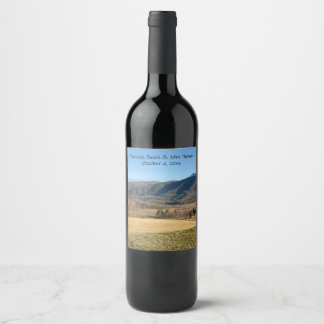 Étiquette Pour Bouteilles De Vin Mariage Smoky Mountain Cades Cove