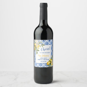 Étiquette Pour Bouteilles De Vin MARIÉE CITRON COUP DE Foudre