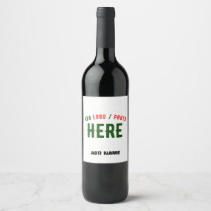 ÉTIQUETTE POUR BOUTEILLES DE VIN MARQUE BLANCHE MODERNE ET PERSONNALISABLE VÉRIFIÉE