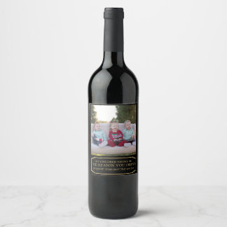 Étiquette Pour Bouteilles De Vin Mes Enfants Pourraient Être La Raison Pour Laquell