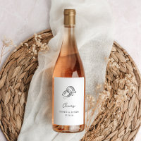 Mini-fer à cheval | Mariage noir et blanc