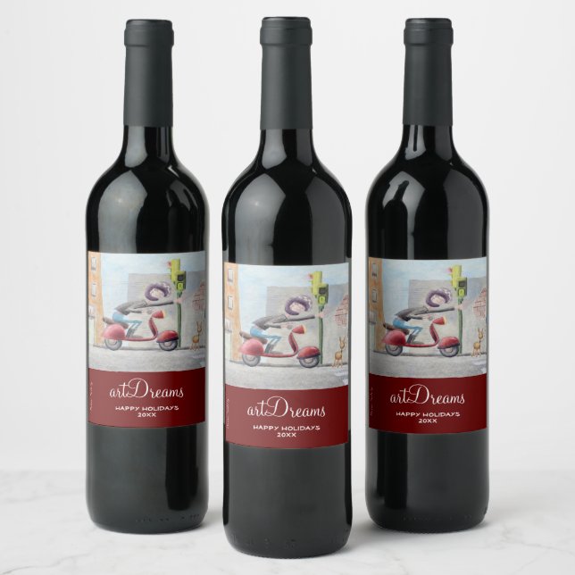Étiquette Pour Bouteilles De Vin Modèle de bouteilles de vin (Bouteilles)