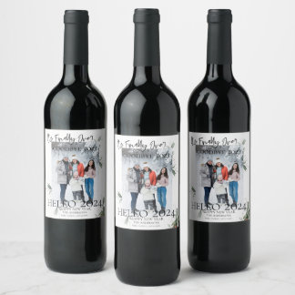 Étiquette Pour Bouteilles De Vin Modern Its Finally Over Hello 2021 Happy New Year