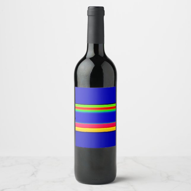 Étiquette Pour Bouteilles De Vin motif décoratif (Devant)