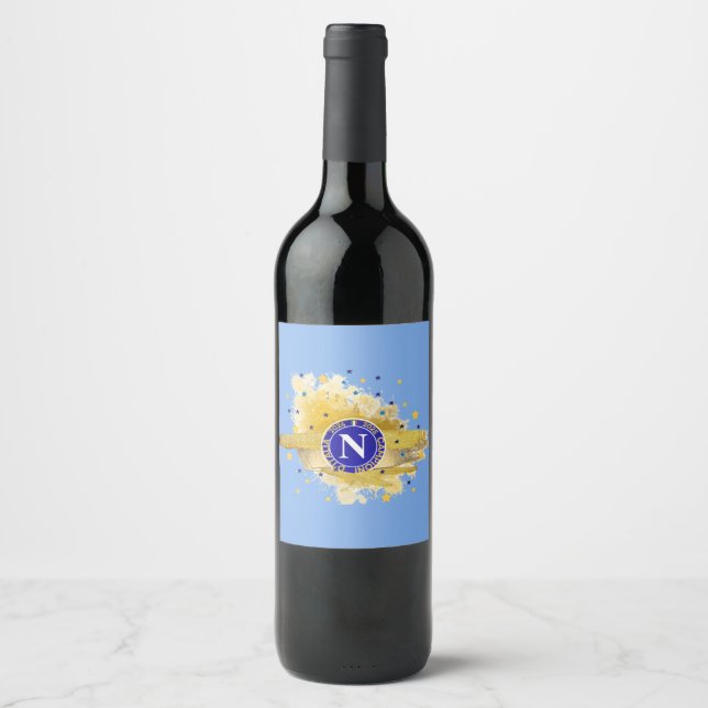 Étiquette Pour Bouteilles De Vin Napoli campione d'Ialia 2025 (Devant)
