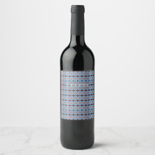 Étiquette Pour Bouteilles De Vin Navajo rochers rouges Thunder_Cove
