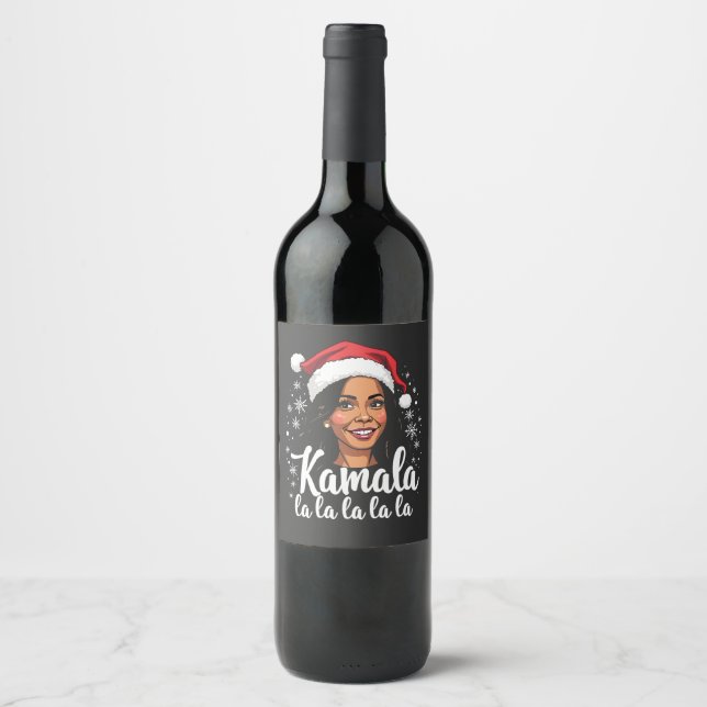 Étiquette Pour Bouteilles De Vin noël 2025, (Devant)