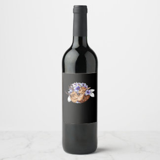Étiquette Pour Bouteilles De Vin Oh Deer Clean Minimal Style 