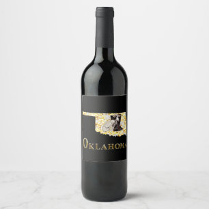 ÉTIQUETTE POUR BOUTEILLES DE VIN OKLAHOMA RÊVE !