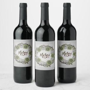 Étiquette Pour Bouteilles De Vin Onyx Black Velvet Chalkboard Grunge Vintage