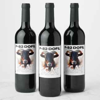 ÉTIQUETTE POUR BOUTEILLES DE VIN P82-DOFIL