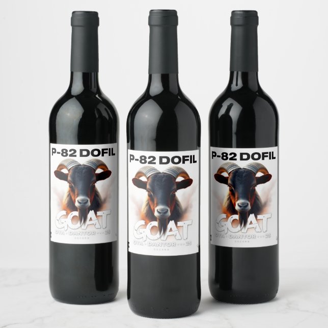 ÉTIQUETTE POUR BOUTEILLES DE VIN P82-DOFIL (Bouteilles)