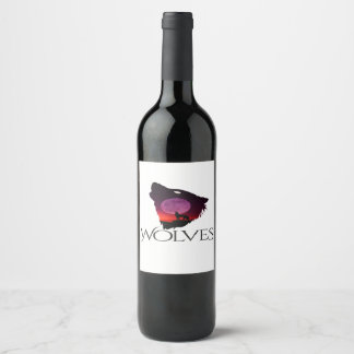 Étiquette Pour Bouteilles De Vin Pacte des loups