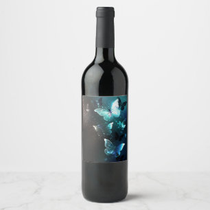 Étiquette Pour Bouteilles De Vin Papillons de nuit