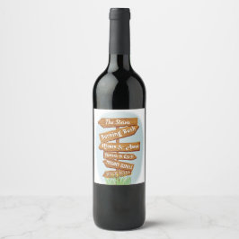 Étiquette Pour Bouteilles De Vin Pâque Personnaliser les signes du temps