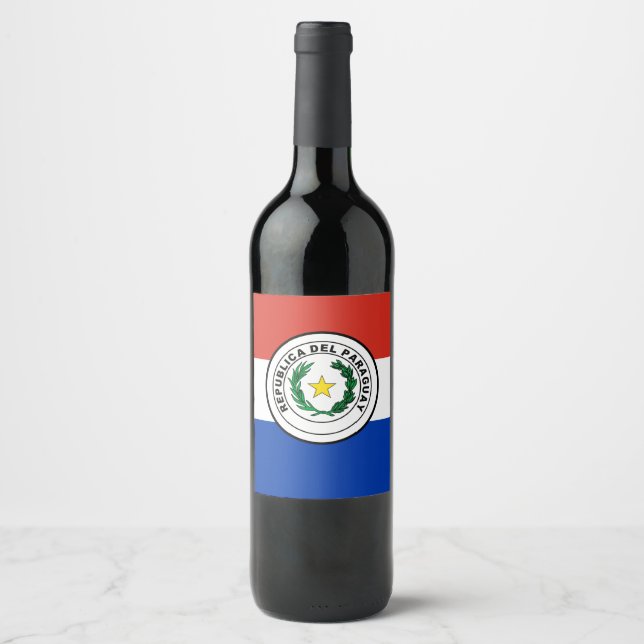 Étiquette Pour Bouteilles De Vin Paraguay Seltzer (Devant)