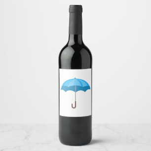 Étiquette Pour Bouteilles De Vin Parapluie