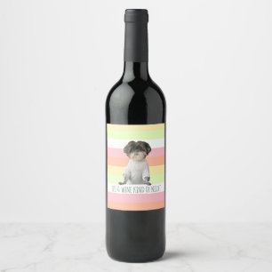 Étiquette Pour Bouteilles De Vin Personnaliser Chien Chien Chien Chien Chien Chien 