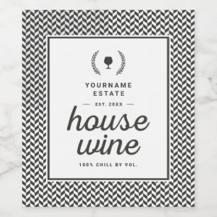 Étiquette Pour Bouteilles De Vin Personnalisez votre propre Modèle à vin de maison