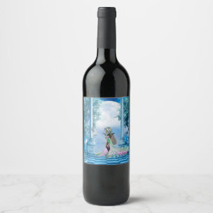 Étiquette Pour Bouteilles De Vin Petite fée