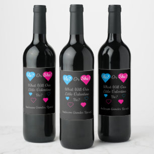 Étiquette Pour Bouteilles De Vin Petite Saint Valentin Saint Valentin Révélation de