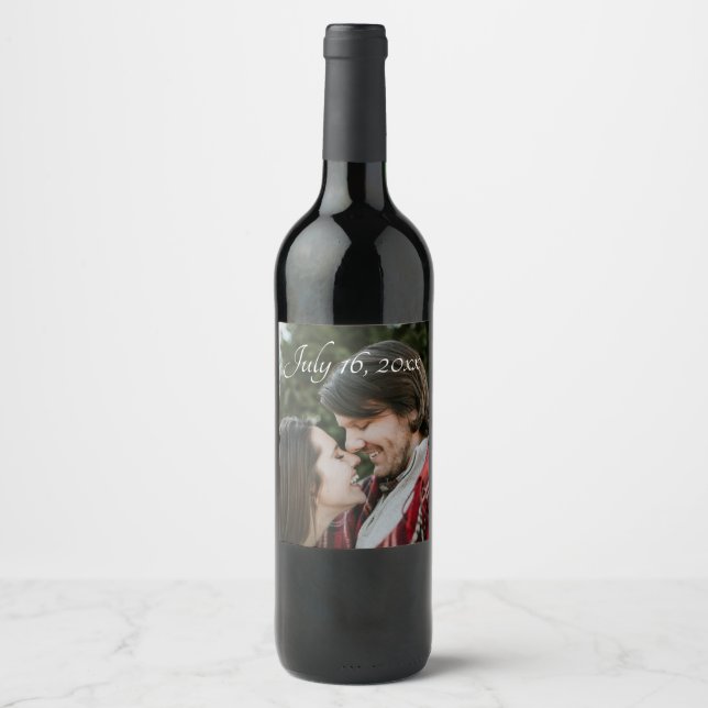 Étiquette Pour Bouteilles De Vin Photo (Devant)