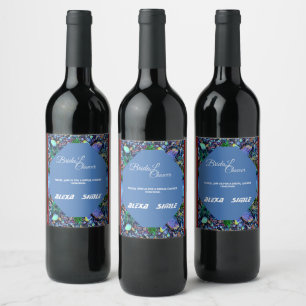 Étiquette Pour Bouteilles De Vin Piscine eau nuptiale douche Invitation, Poo modifi
