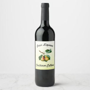 Étiquette Pour Bouteilles De Vin Poche vintage