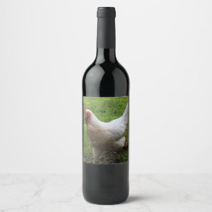 Étiquette Pour Bouteilles De Vin Pokey la poule