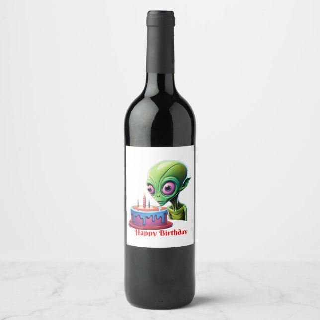 Étiquette Pour Bouteilles De Vin Poster brillant (Devant)