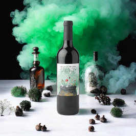 Étiquette Pour Bouteilles De Vin Potions, sorts et sorcières magiques Cauldron Hall