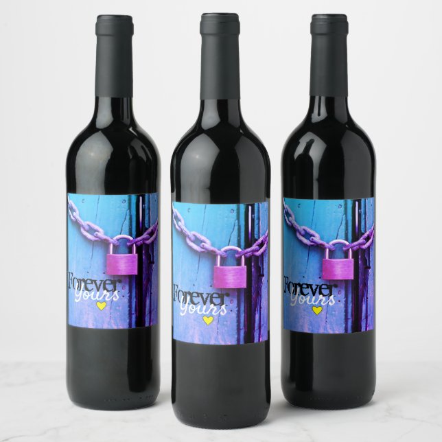 Étiquette Pour Bouteilles De Vin Pour toujours (Bouteilles)