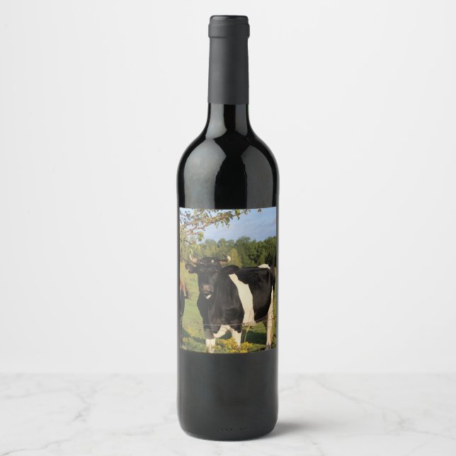 Étiquette Pour Bouteilles De Vin Prenez le taureau par les cornes (Devant)