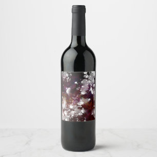 Étiquette Pour Bouteilles De Vin Préparation sombre