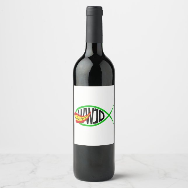 Étiquette Pour Bouteilles De Vin Que ferait Joker ? (Devant)
