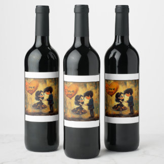 Étiquette Pour Bouteilles De Vin Rafraîchisseur pour canette