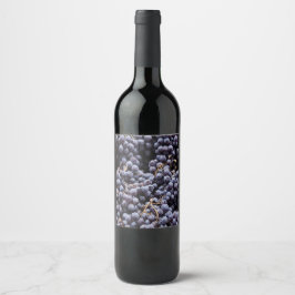 Étiquette Pour Bouteilles De Vin Raisins de France
