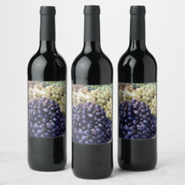 Étiquette Pour Bouteilles De Vin Raisins de Malte