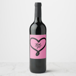 Étiquette Pour Bouteilles De Vin Raisins de vin Fleurs personnalisées Rouge Blanc